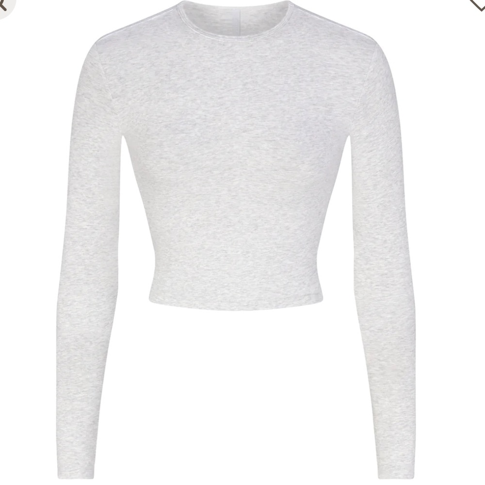 SKIMS Light Gray Long Sleeve